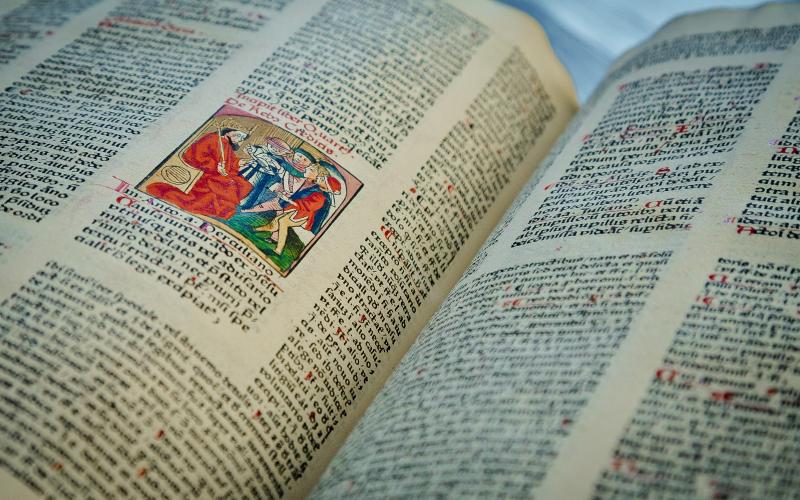 Corpus iuris civilis. Codex iustinianus. [Ed.] Andreas Rummel. Nurembergae, Andreas Frisner et Joannis Sensenschmid,  1475